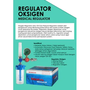 Regulator Oksigen Medis Rumah Sakit Biomedix