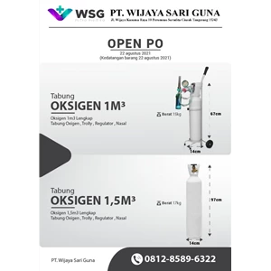 Tabung Oksigen WSG 1M3 & 1.5M3