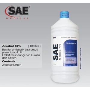 Alkohol Medis Sae 70 % 1000 Ml Antiseptik