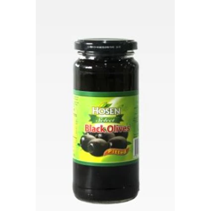 Dari Makanan Dalam Kemasan Botol Hosen Black Olive Pitted 0
