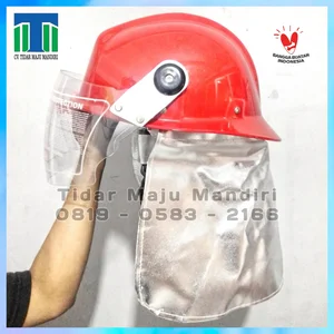 Helm Pemadam Kebakaran Clear Lokal