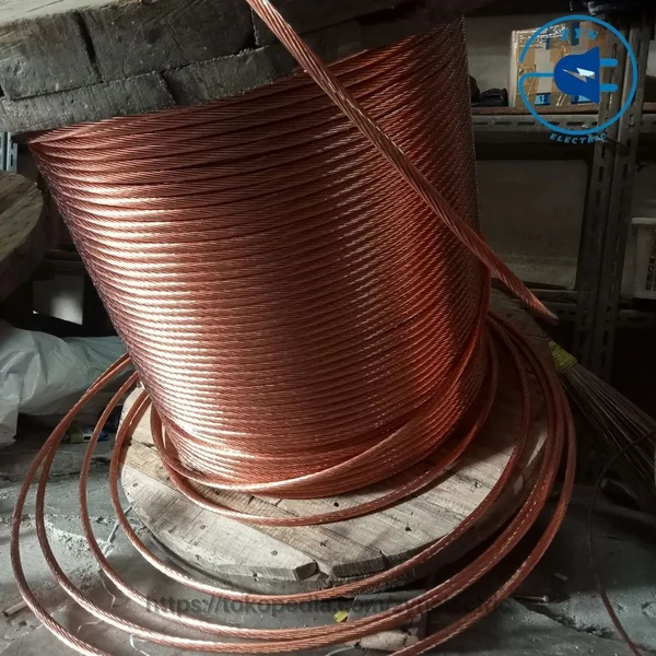 Kabel Tembaga (Bc) Sutrado Ukuran 25 Mm2