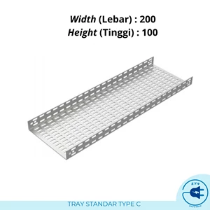 Cable Tray Standard Type C Width 200Mm Height 100Mm