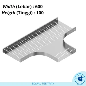 Equal / Unequal Tee Tray Ukuran 600x100mm