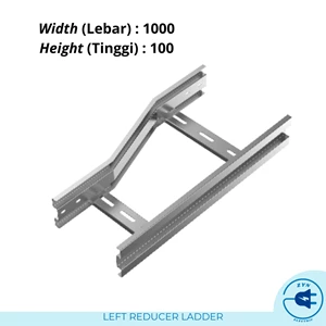Cable Tray Left Reducer Ladder Size 1000mmx100mm
