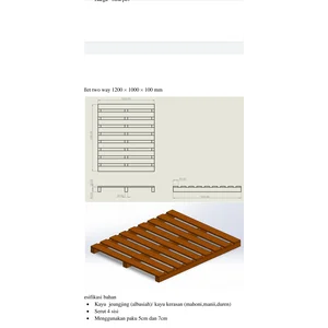 Pallet Two Way Ukuran 120×100×10 Cm