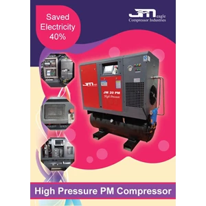 Screw Air Compressor 20 HP High Pressure Brand JM Eagle Type 3 in 1