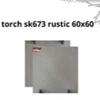 Ceramic Floor Torch Rustic Tile Sk673