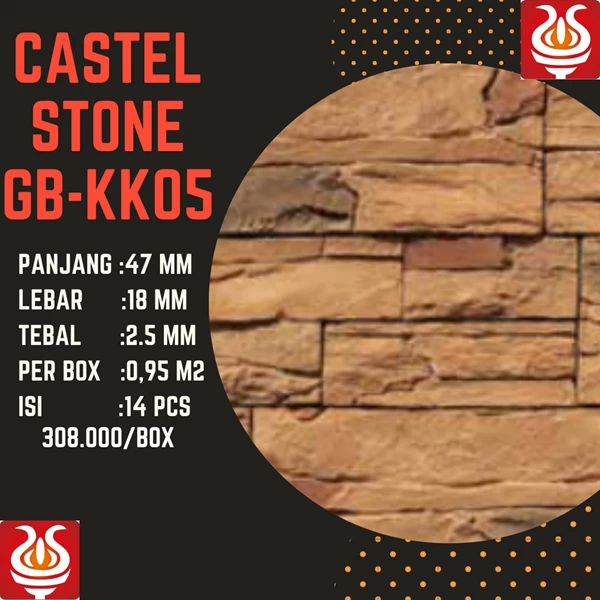 Batu Alam Dinding Castel Stone Gb-Kk05