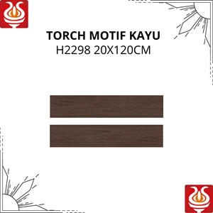 Granit Motif Kayu Cutting Interior Eksterior Dinding&Lantai 20X120 Cm - H2298