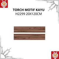 Granit Motif Kayu Cutting Interior Eksterior Dinding&Lantai 20X120 Cm - H2299