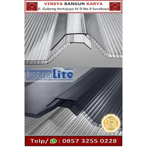 Atap Polycarbonate Twinlite Greca Tebal 6 mm