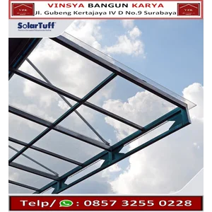 Atap Polycarbonate SolarTuff tebal 0.8 mm