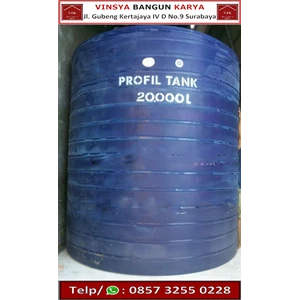 Plastic Water Tank 20.000 Liter TDA Tank Profile