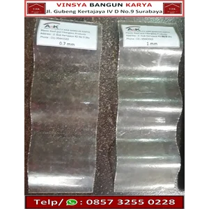 Atap Gelombang Fiberglass Tebal 1.0 mm