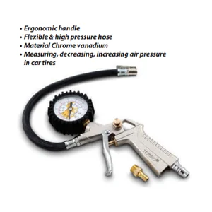 Tire Pressure Gauge 3 In 1 200 Psi - Tekiro - Au-Pg1405 (1 Box / 40 Pcs)