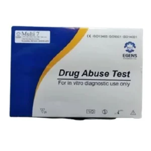 Alat Tes Narkoba Egens Drug Abuse Test Multi 7 Soma (AMP/MOP/THC/MET/COC/BZO/SOMA) EGDOAMS71 Tipe Cassette (1 Box 25T)