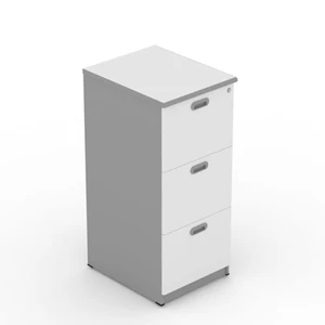 UNO CLASSIC Office File Cabinet - Type Grey UFL 1283 - Beech/Black UFL 1233