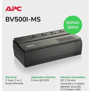 UPS APC Easy UPS BV 500VA 300W 230V BV500I-MS