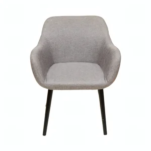 Kursi Makan Furniture Informa Nicki - Kursi dengan Pelapis Fabric Abu Abu Hitam