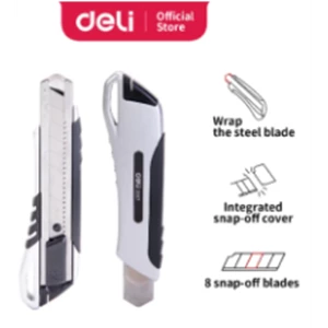 Deli Large Steel Cutter Knife 15.5 X 4 X 2 Cm (1 Dozen 12 Pcs)