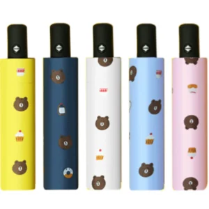 Payung Lipat Otomatis Brown Hugo 28 Cm (Min. 12 Pcs)