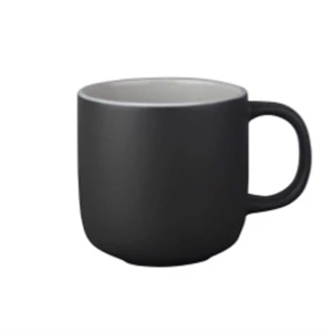 Dark Gray Zen Ceramic Mug 375 Ml (Min. 12 Pcs)