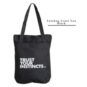 Totebag Premium Waterproof Black (Min. 12 Pcs)