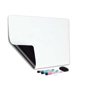 Papan Tulis Magnet Rubber Whiteboard 100cm x 60cm Min. 12 Pcs