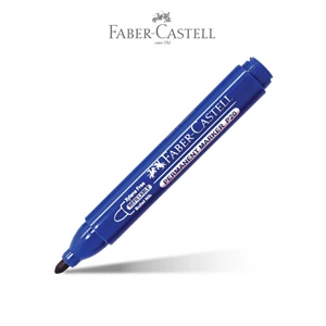 Faber-Castell Permanent Marker Blue Ink Min. 12 Pcs