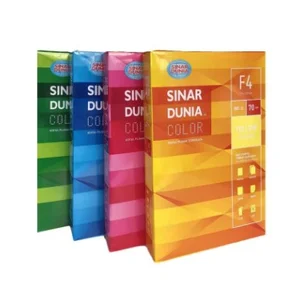 HVS A4 Paper SIDU Color 70 Gr (1 Carton Contents 5 Reams)