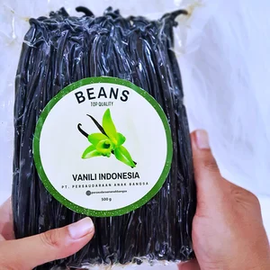 Vanilla Beans (Vanili Indonesia) 500 Gram Buah Kering