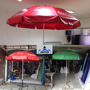 Payung Parasol Promosi 2 Meter Merah