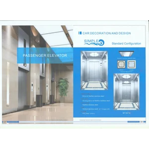 Lift Penumpang Stainless Steel - Mirror & PVC Floor