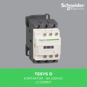 Schneider Electric TeSys D Kontaktor 3P(3NO) 9A 220VAC - LC1D09M7