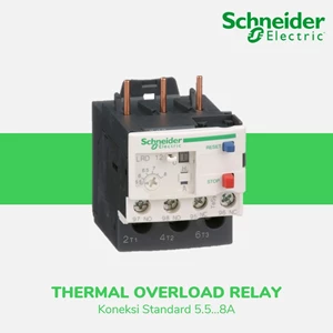 Schneider Electric Thermal Overload Relay 5.5...8A - LRD12