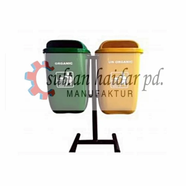 Tempat Sampah Fiberglass Model 2 Tong