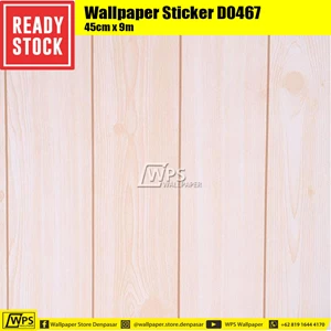 Wallpaper Dinding Sticker Wallsticker 45Cm X 9M Kayu Palet Krem D0467