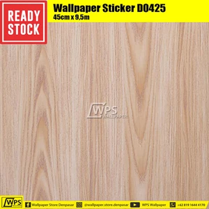 Wallpaper Sticker Wallsticker Dinding 45Cm X 9 – 10M Serat Kayu D0425