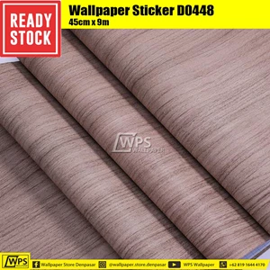 Wallpaper Sticker Wallsticker Dinding 45Cm X 9 – 10M Serat Kayu D0448