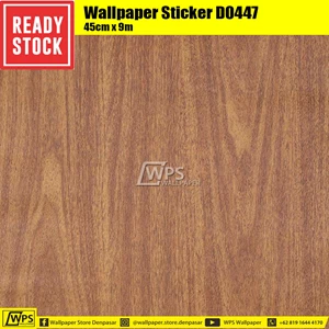 Wallpaper Sticker Wallsticker Dinding 45Cm X 9 – 10M Serat Kayu D0447