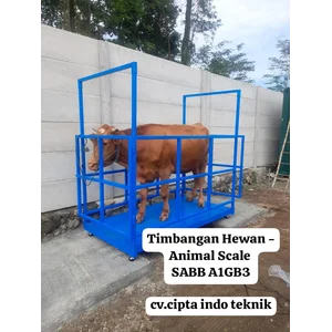 Timbangan Hewan Kandang 2 Ton Size 1 M X 2 M SONIC A1X 