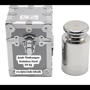 ANAK TIMBANGAN 1 - 2 Kg / 500 Gram F2 SONIC STAINLESS STEEL 