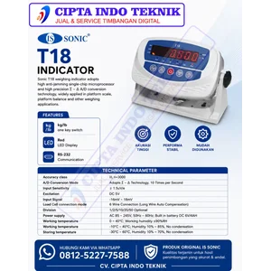 INDIKATOR TIMBANGAN T 18 Sayaki / Service + Tera Timbangan