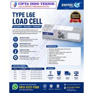 Load cell Zemic L6E 100 - 200 Kg / Service + Tera Timbangan 