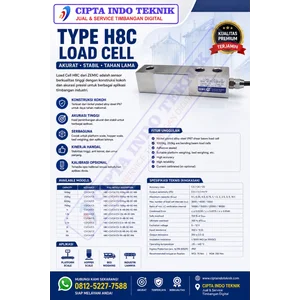 LOAD CELL   H8C - C3  MERK  ZEMIC 100 Kg 