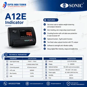 INDIKATOR  TIMBANGAN  A12E  MERK SAYAKI / Service / Tera Timbangan 