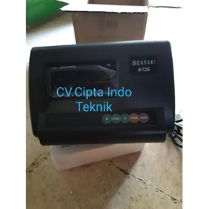 INDIKATOR  TIMBANGAN  A12E  MERK SAYAKI / Service / Tera Timbangan 