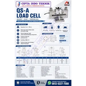 Load cell Jembatan Timbang KELI QS 25 - 30 Ton / Service + Tera Timbangan 