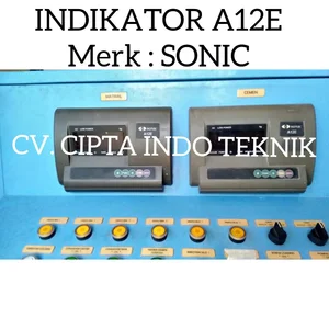 INDIKATOR  TIMBANGAN  A12E  MERK SONIC / SAYAKI / Service + Tera Timbangan 